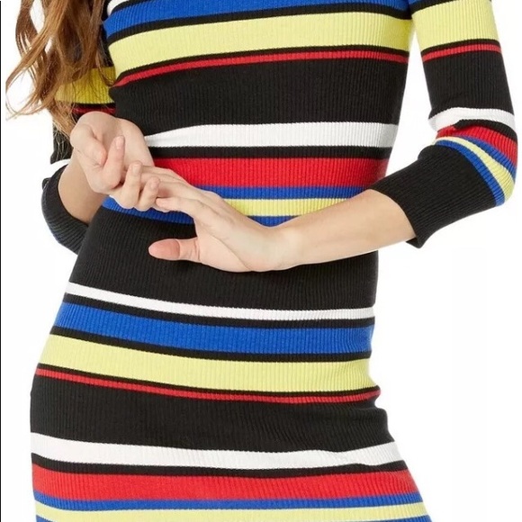 Sanctuary Cyber Disco multi striped sweater dress - Picture 5 of 7